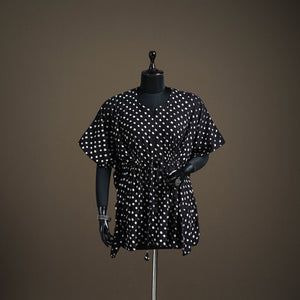 Bandhani Tie-Dye Cotton Short Kaftan 67