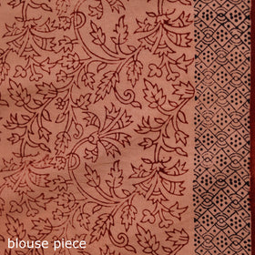 Bagh Hand Block Print Natural Dyed Cotton Saree 03
