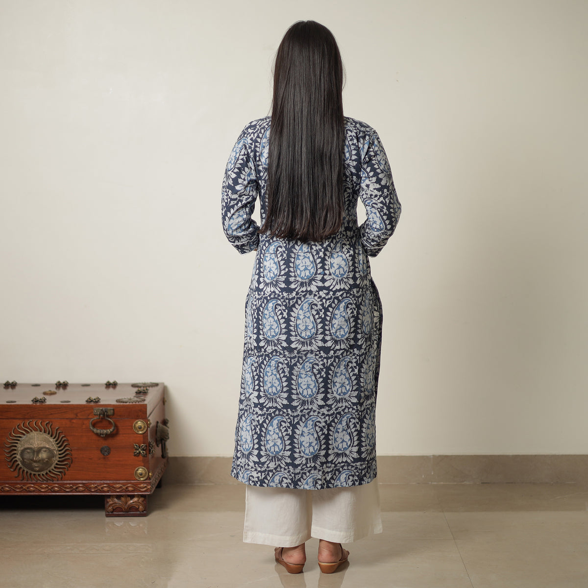 batik printed kurta