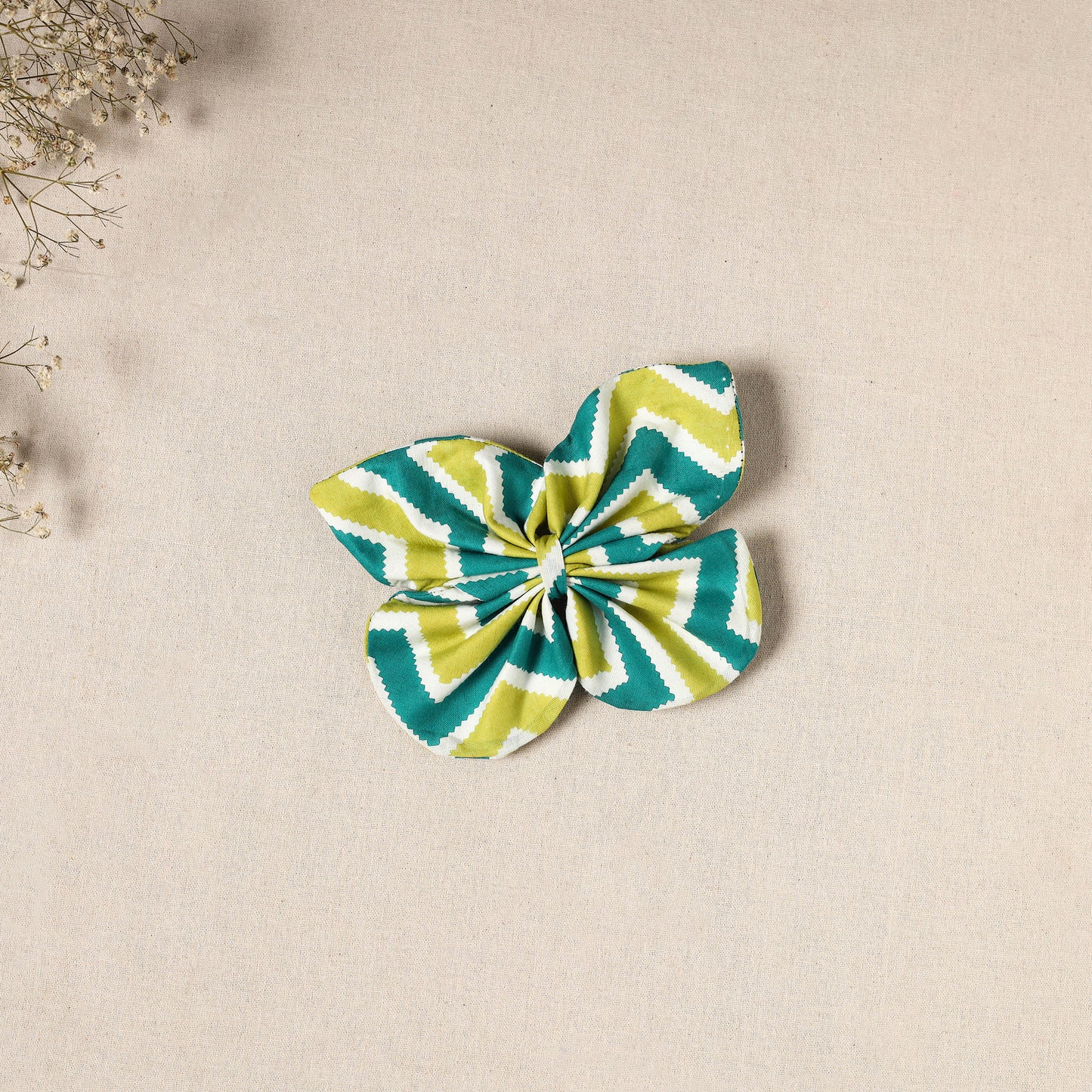 Handmade Fabric Butterfly Hair Clip 26