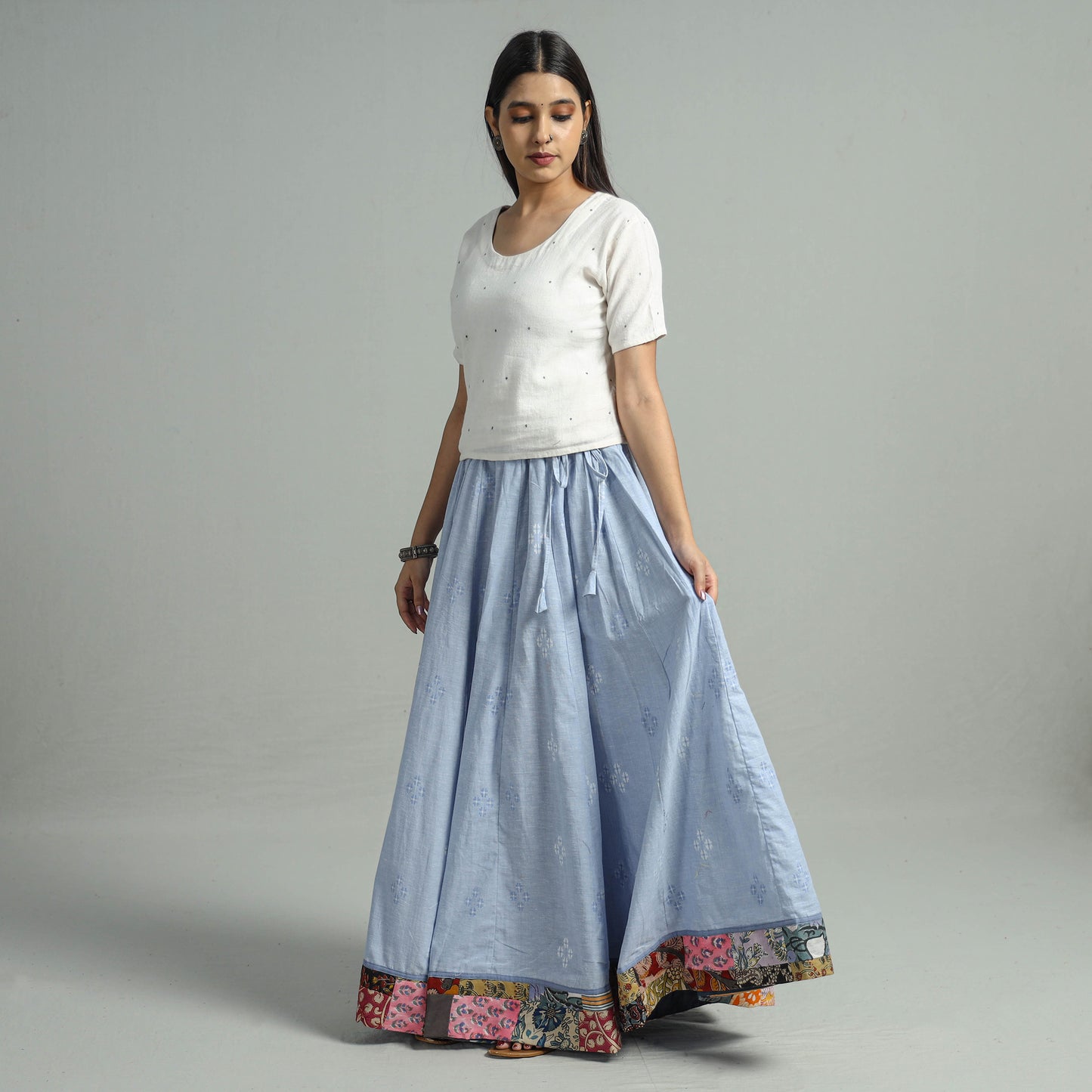 Jacquard Long Skirt