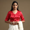 Block Print Stitched Blouse
