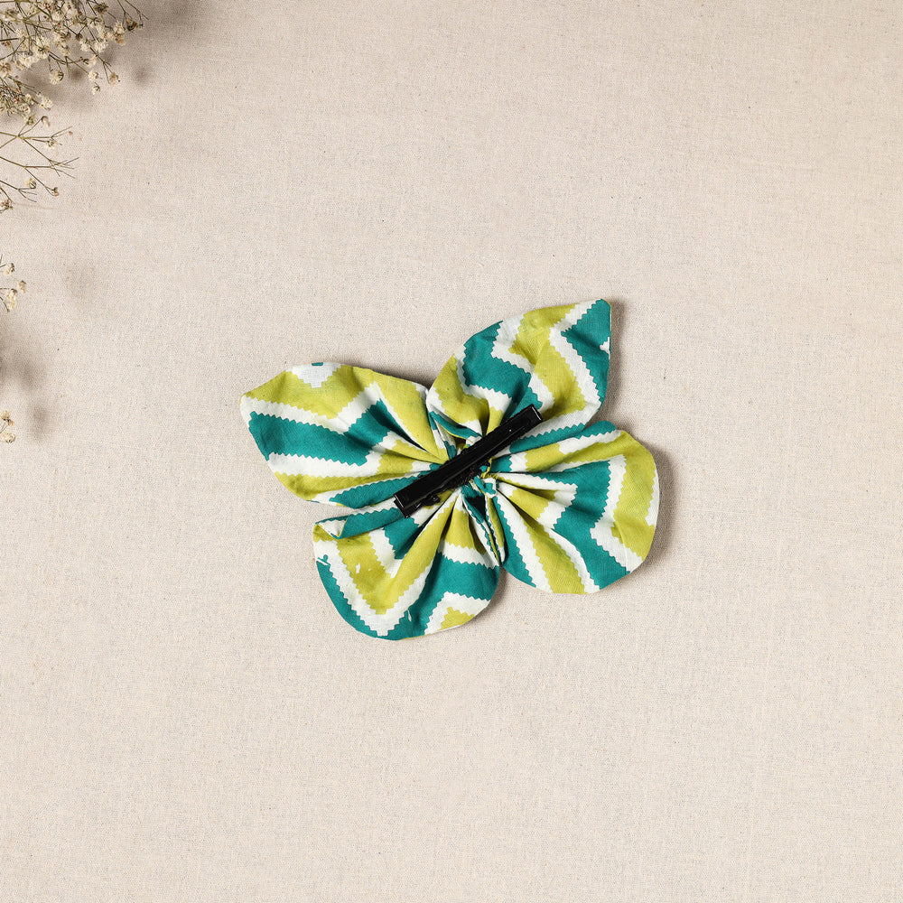 Handmade Fabric Butterfly Hair Clip 26