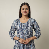 batik printed kurta