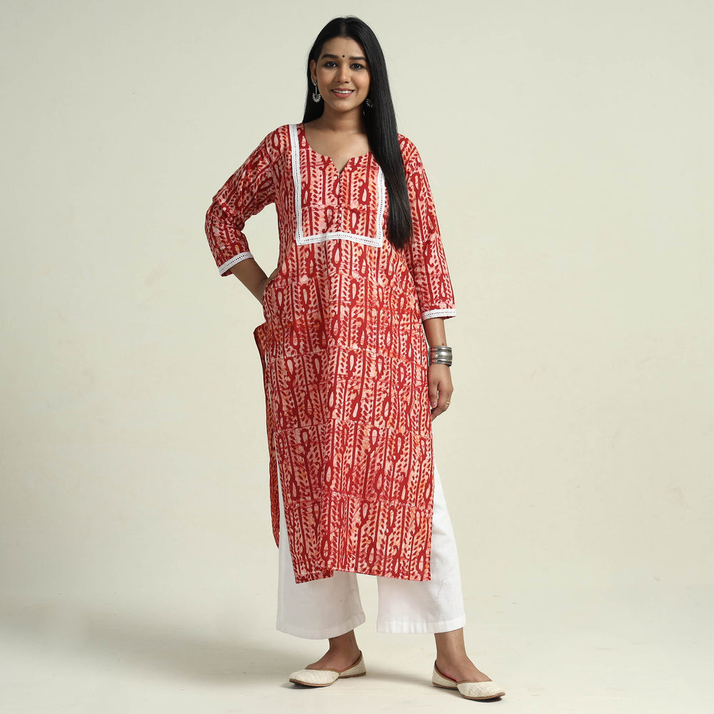 Batik Kurta with Palazzo Set