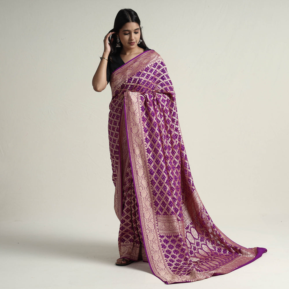 bandhani saree