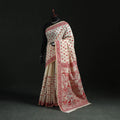 Bengal Kantha Hand Embroidery Silk Cotton Chapa Work Saree 07