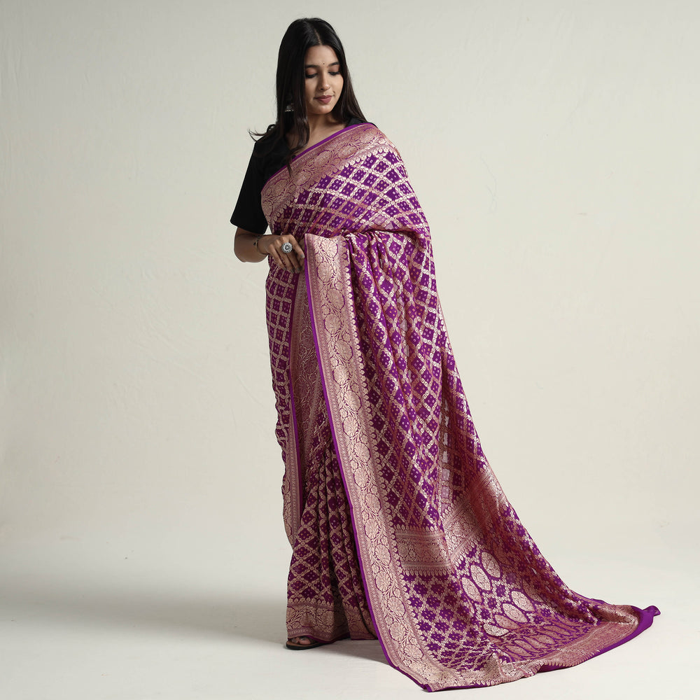 bandhani saree