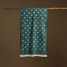 Kutch Handwoven Organic Kala Cotton Bandhani Stole 50