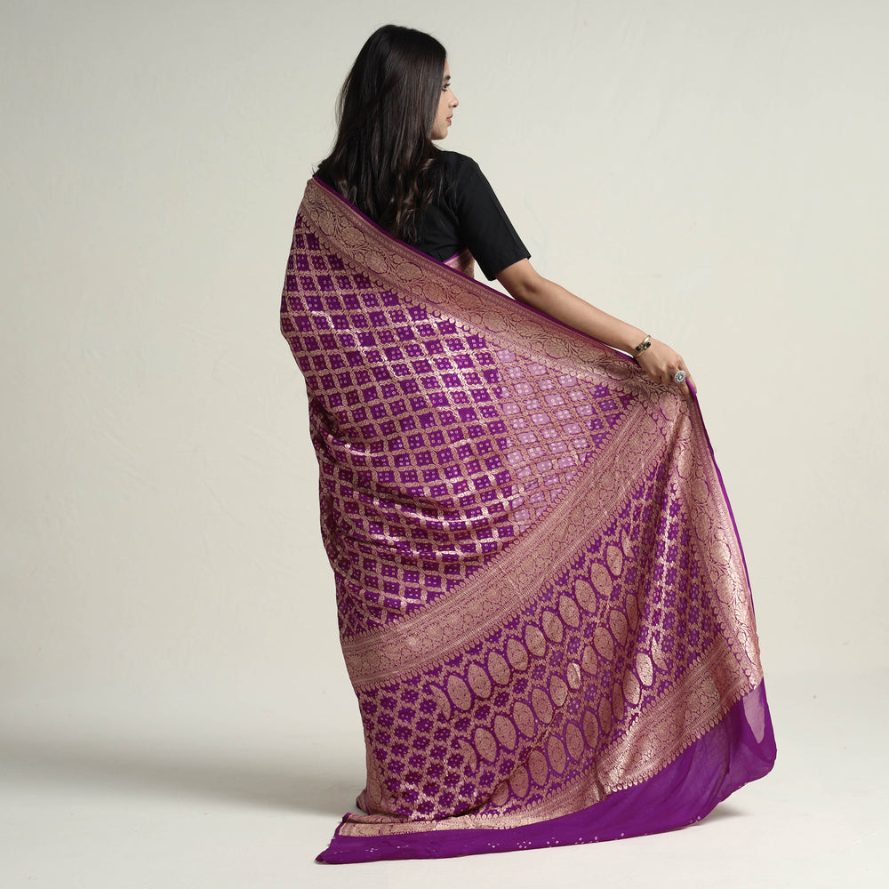 bandhani saree