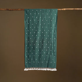 Kutch Handwoven Organic Kala Cotton Bandhani Stole 49