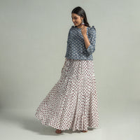 sanganeri long skirt 