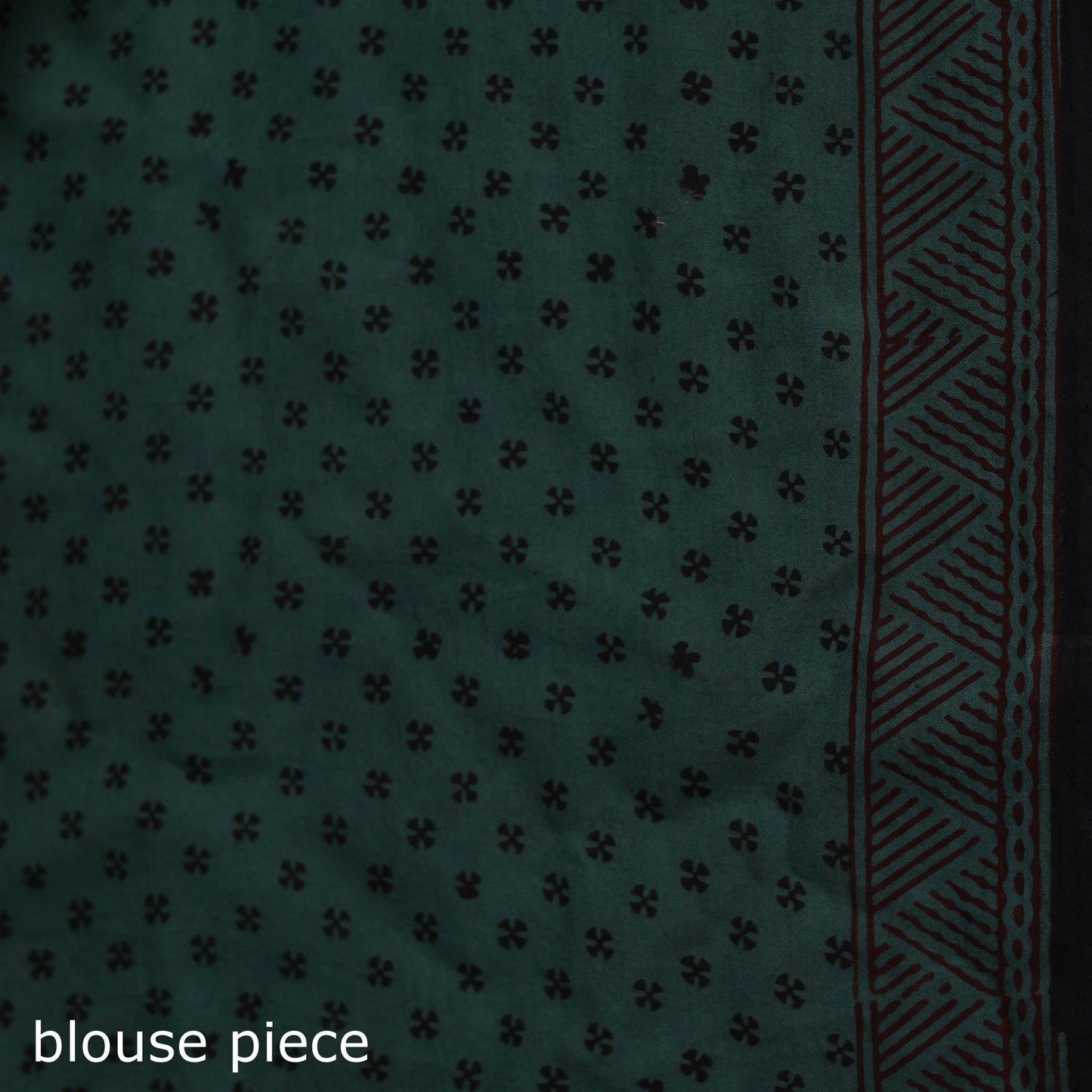 Bagh Hand Block Print Natural Dyed Cotton Saree 04