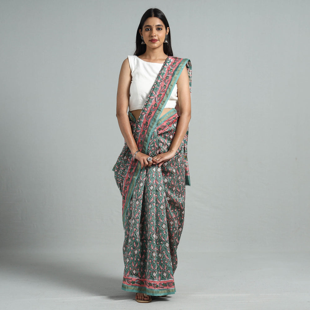 Sanganeri Print Saree