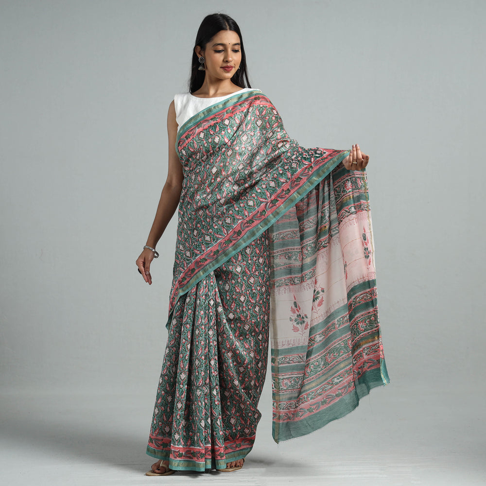 Sanganeri Print Saree