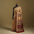 Bagh Hand Block Print Natural Dyed Cotton Saree 06