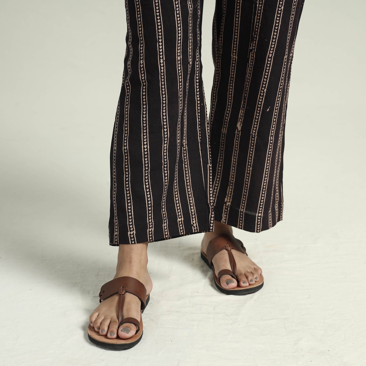 Ajrakh Kurta With Palazzo & Dupatta Set
