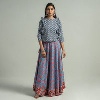 sanganeri cotton skirt 