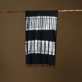 Kutch Handwoven Organic Kala Cotton Shibori Stole 30