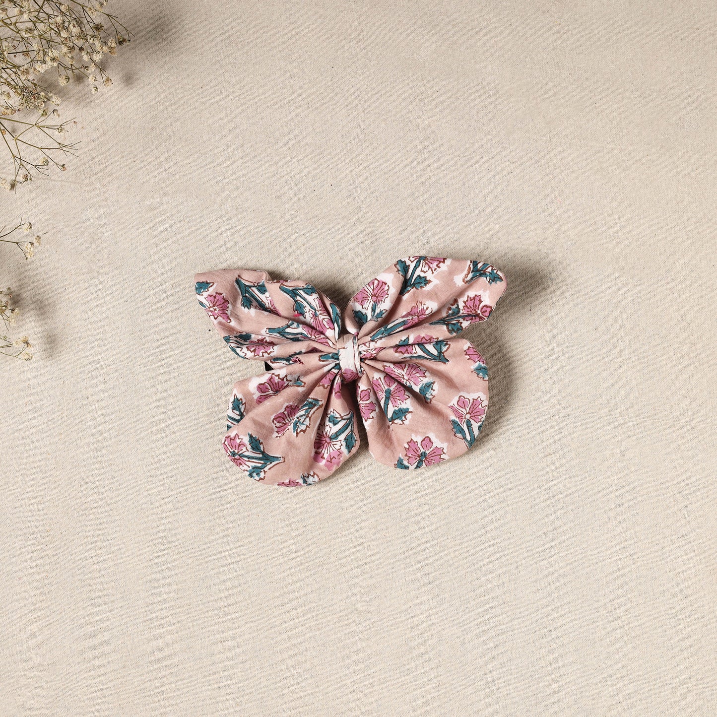 Handmade Fabric Butterfly Hair Clip 16