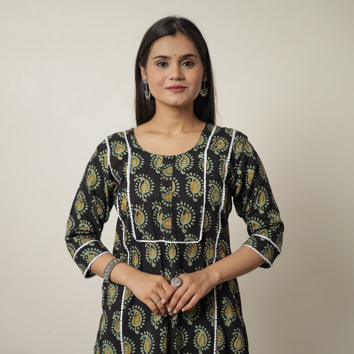 batik print kurta 