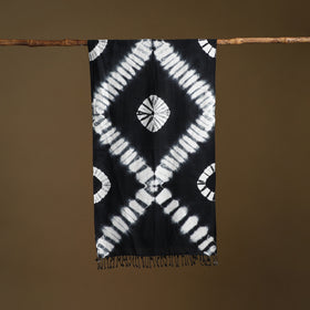 Kutch Handwoven Organic Kala Cotton Shibori Stole 28