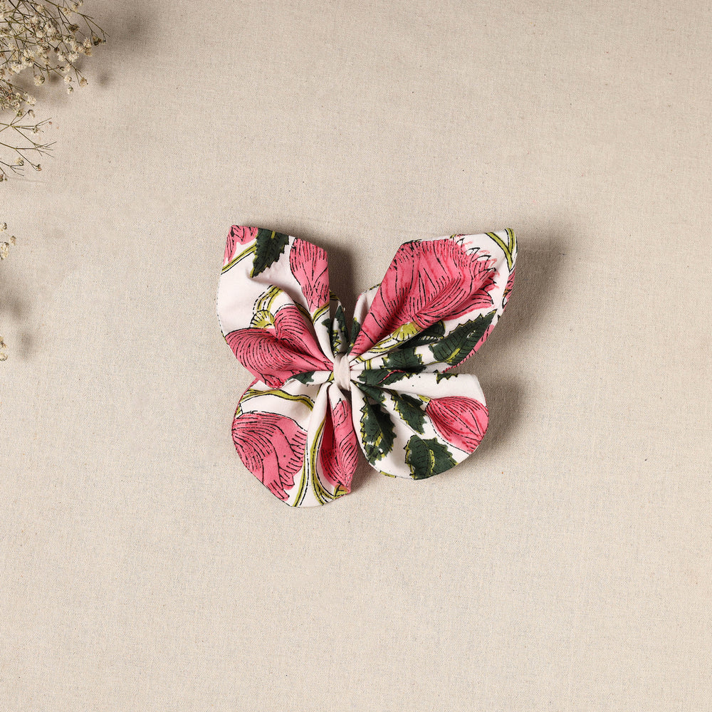 Handmade Fabric Butterfly Hair Clip 17