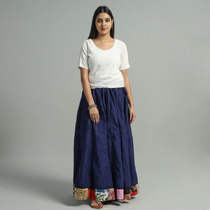Jacquard Patchwork 24 Kali Cotton Long Skirt 48