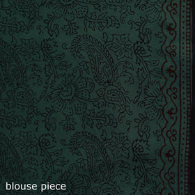 Bagh Hand Block Print Natural Dyed Cotton Saree 08