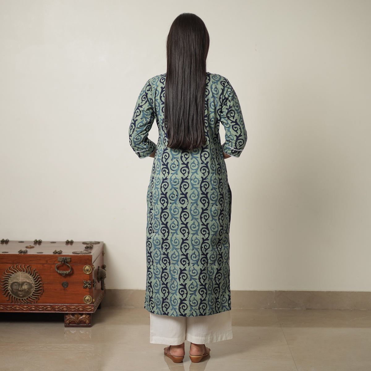 batik print kurta 