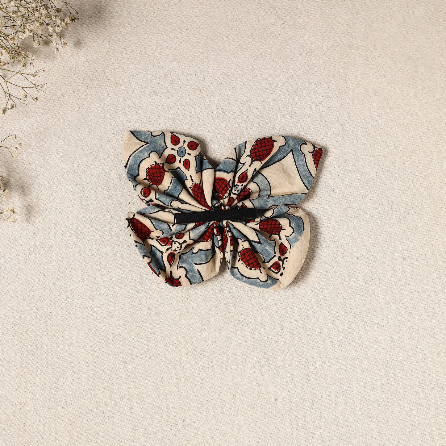 Handmade Fabric Butterfly Hair Clip 18