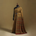 Bagh Hand Block Print Natural Dyed Cotton Saree 09