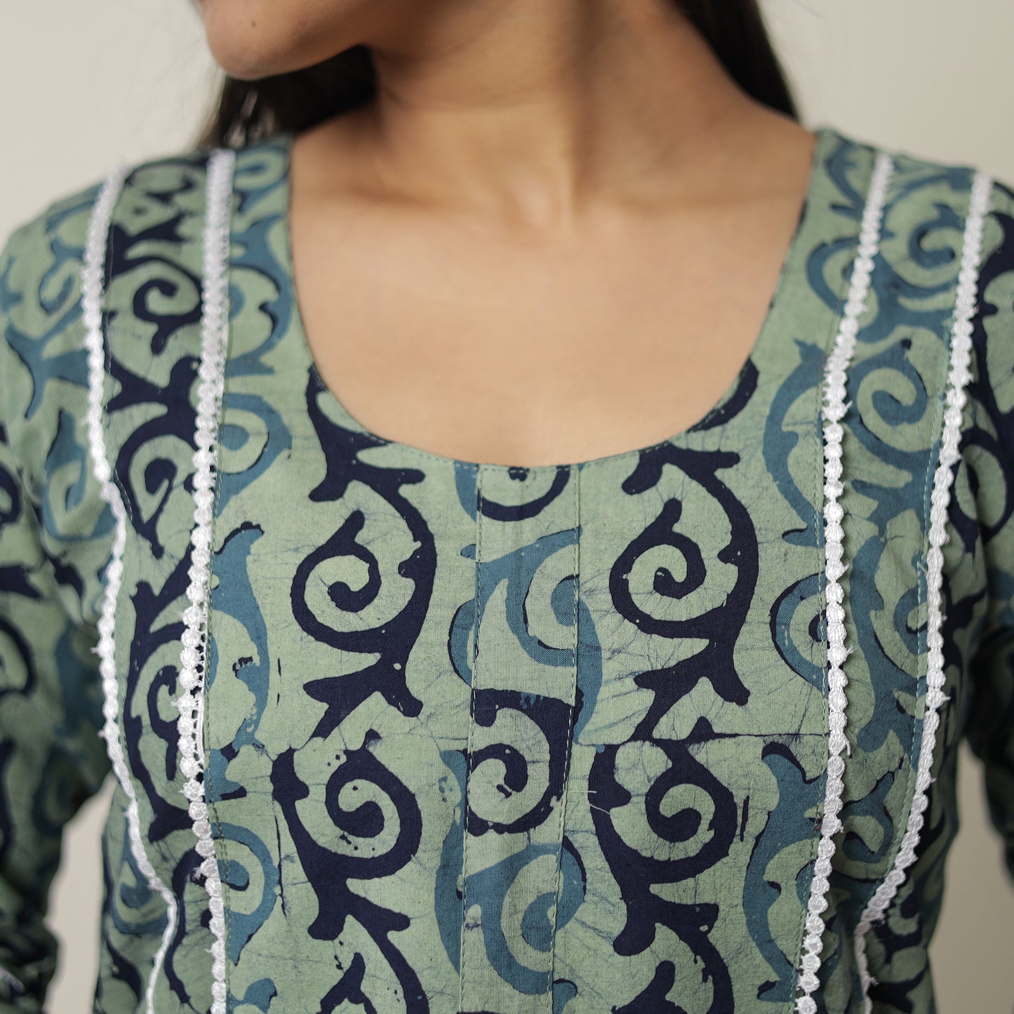 batik print kurta 