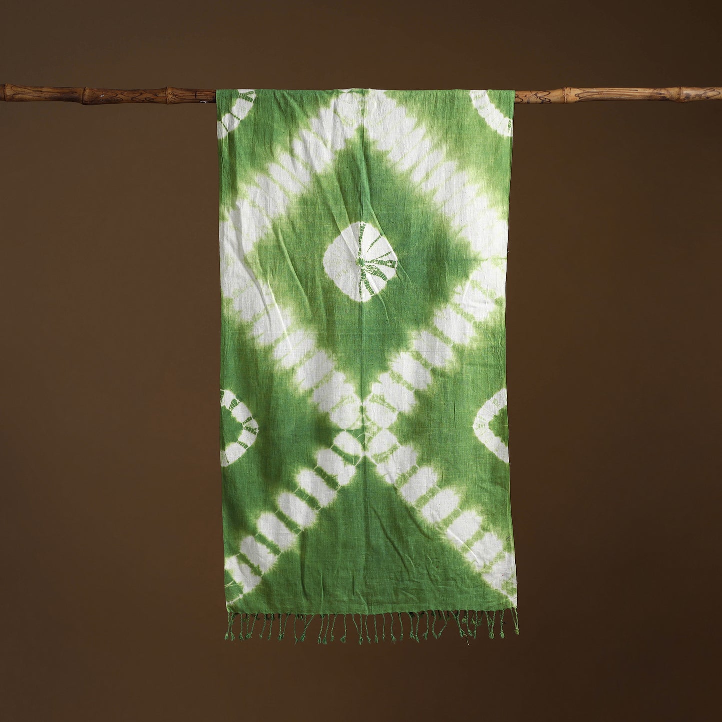 Kutch Handwoven Organic Kala Cotton Shibori Stole 21