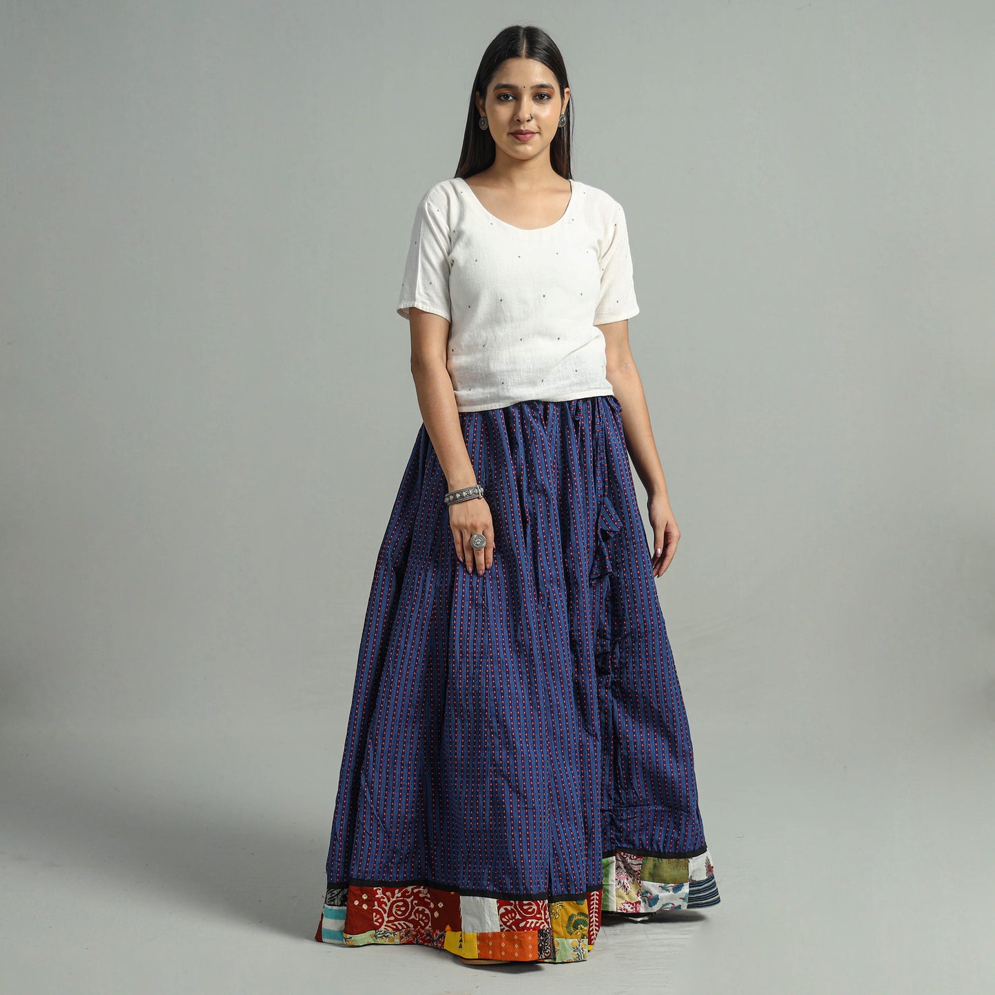 Jacquard Long Skirt