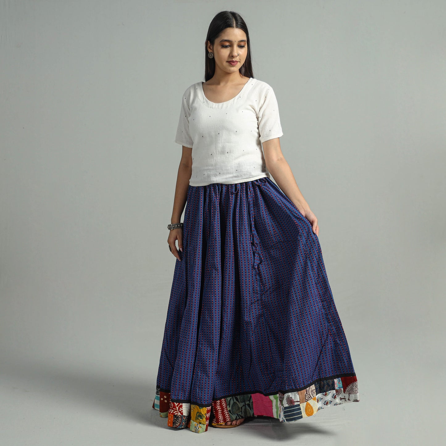 Jacquard Long Skirt