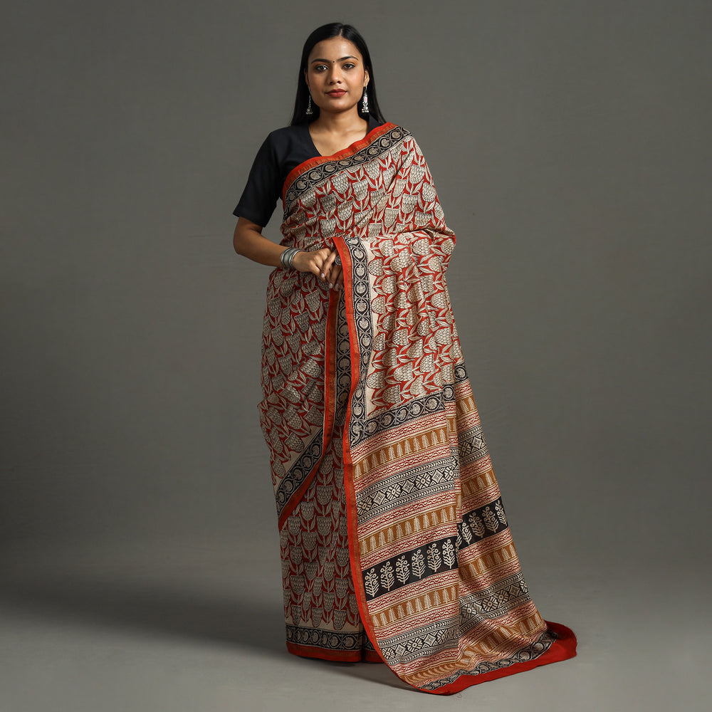 Bagru Saree