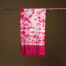Kutch Handwoven Organic Kala Cotton Shibori Stole 17