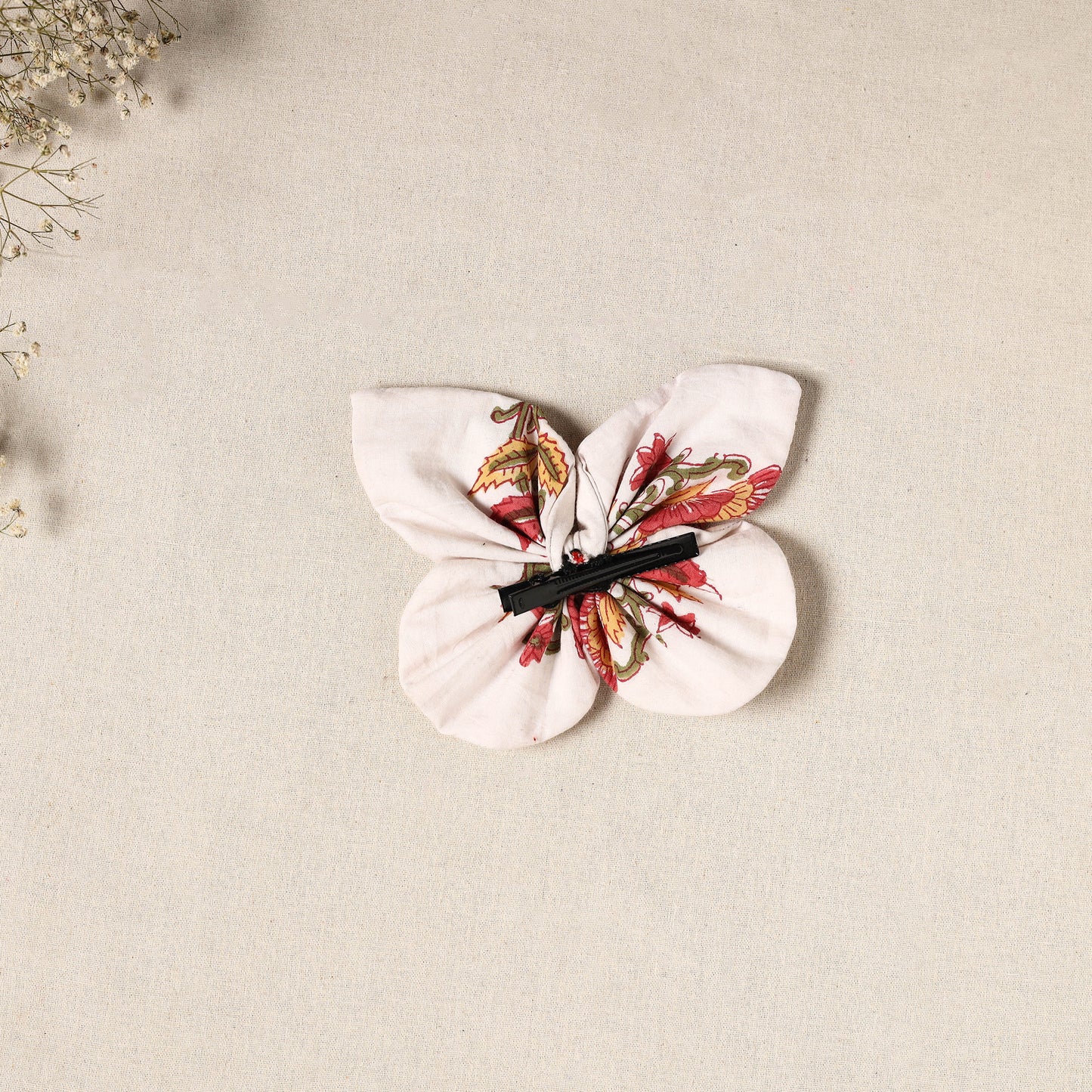 Handmade Fabric Butterfly Hair Clip 23