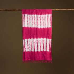 Kutch Handwoven Organic Kala Cotton Shibori Stole 14