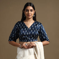 Block Print Stitched Blouse
