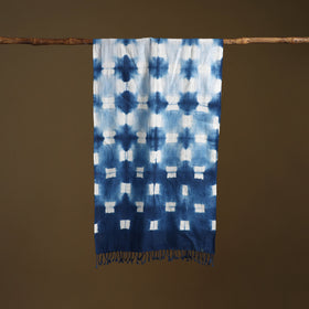 Kutch Handwoven Organic Kala Cotton Shibori Stole 12