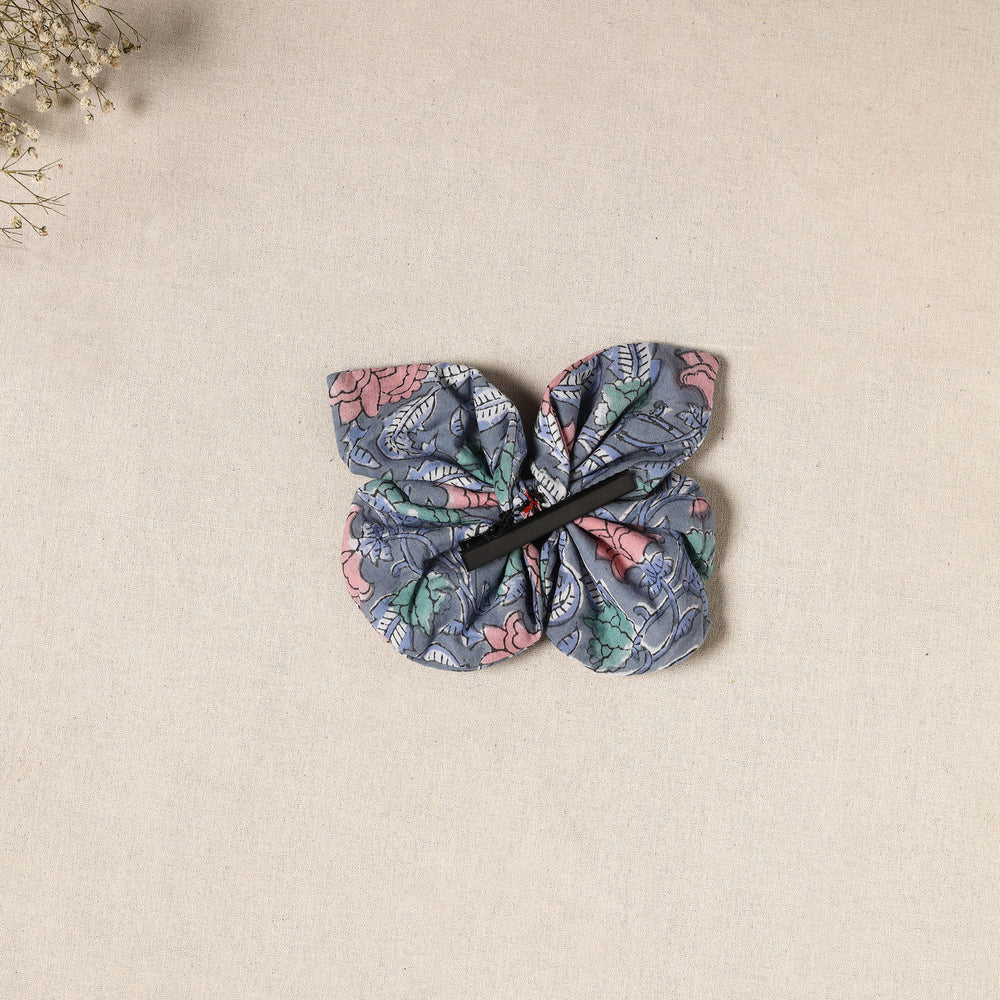 Handmade Fabric Butterfly Hair Clip 24