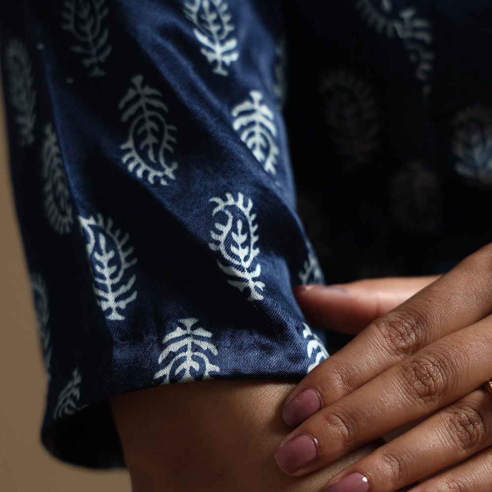 Block Print Stitched Blouse
