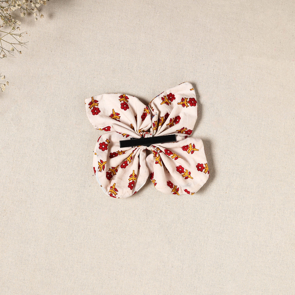 Handmade Fabric Butterfly Hair Clip 27