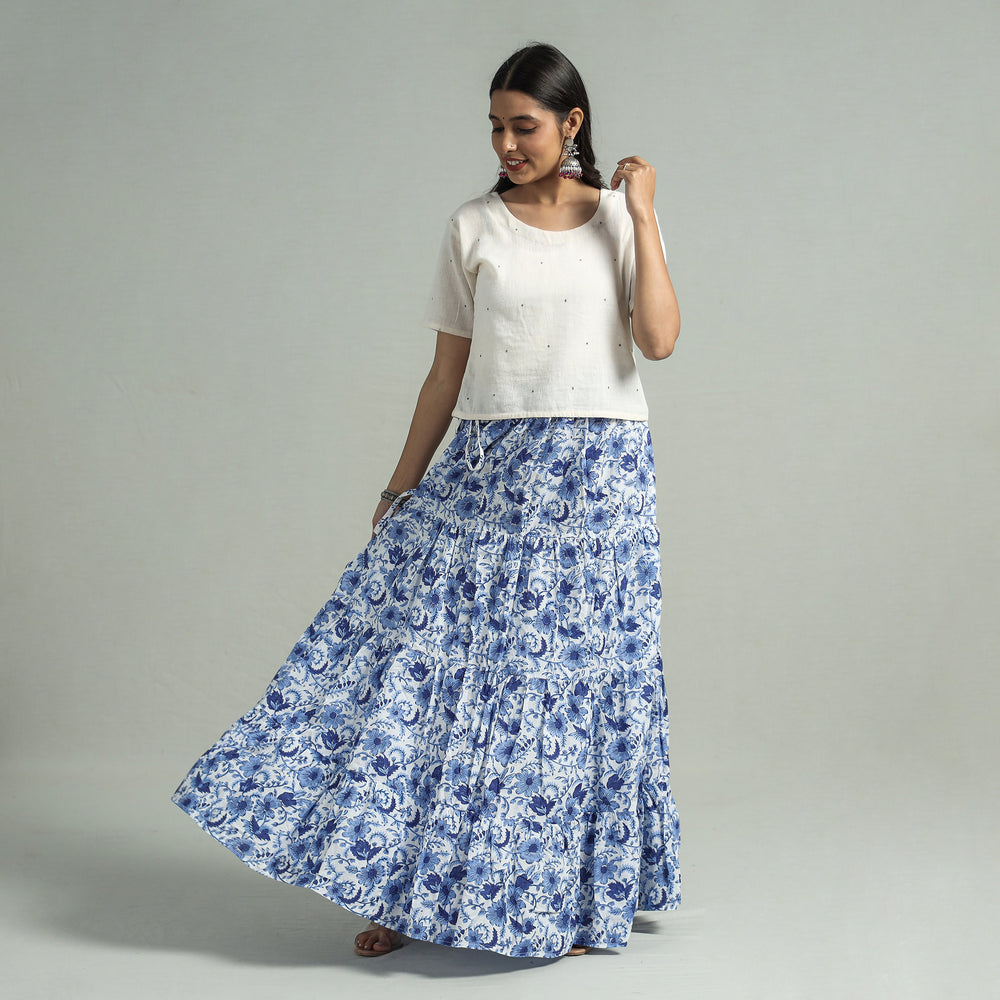 sanganeri long skirt 