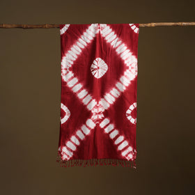 Kutch Handwoven Organic Kala Cotton Shibori Stole 07
