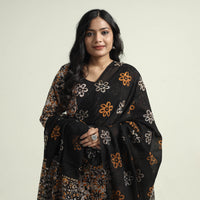 Batik Kurta with Palazzo & Dupatta Set