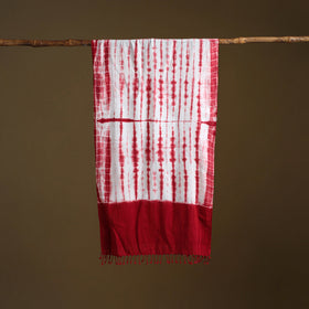 Kutch Handwoven Organic Kala Cotton Shibori Stole 06