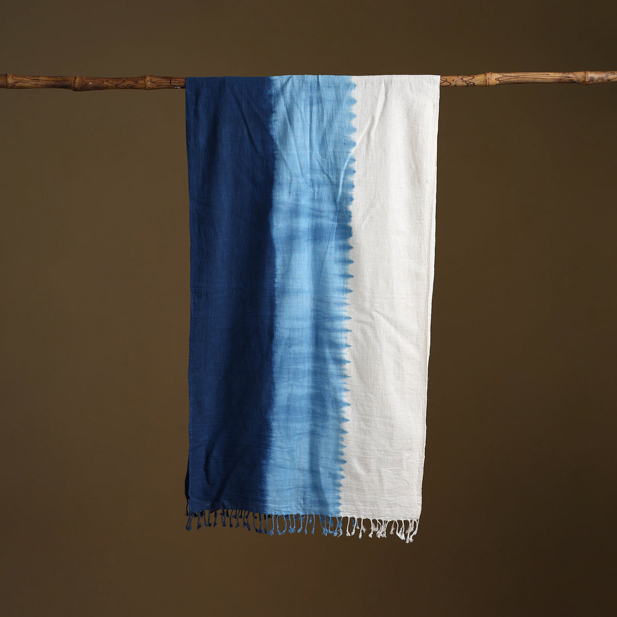 Kutch Tie-Dye Handwoven Organic Kala Cotton Stole 05